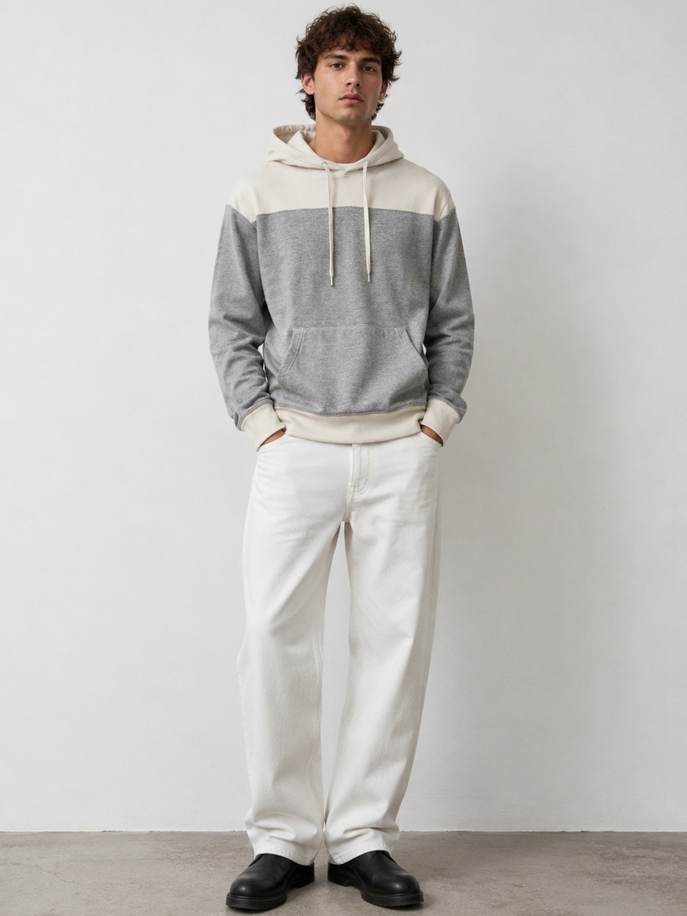 Urban Heritage Colorblock Lightweight Hoodie - Size M
